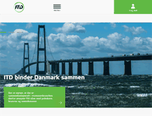 Tablet Screenshot of itd.dk