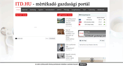 Desktop Screenshot of itd.hu