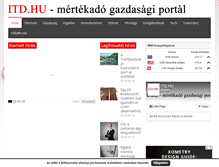 Tablet Screenshot of itd.hu